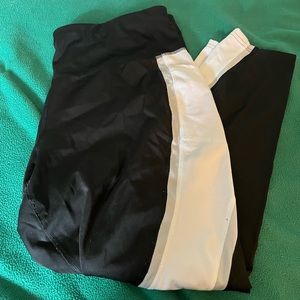 Avia Black and White Leggings